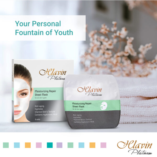 Hlavin Platinum Mask Moisturizing Repair Sheet Mask - Image 3