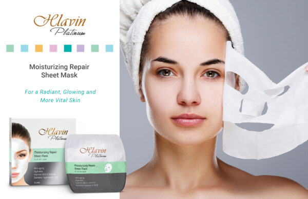 Hlavin Platinum Mask Moisturizing Repair Sheet Mask - Image 4
