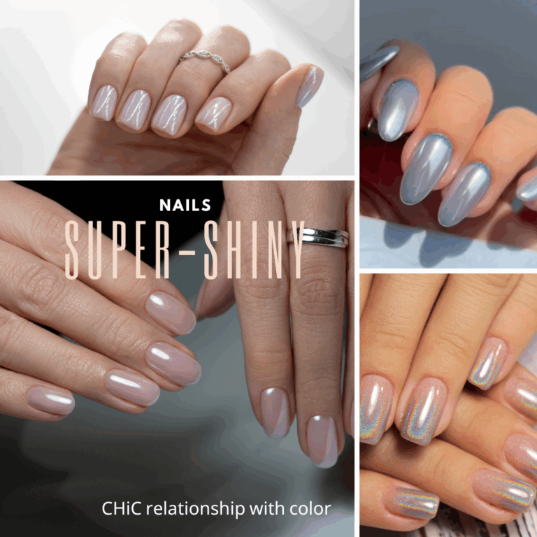 super-shiny polish — especially glossy