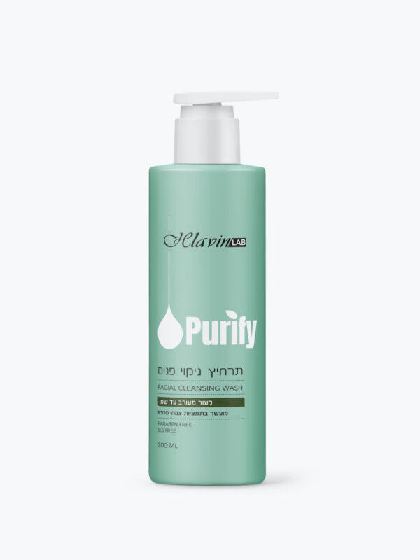 תרחיץ ניקוי פנים לעור מעורב עד שמן