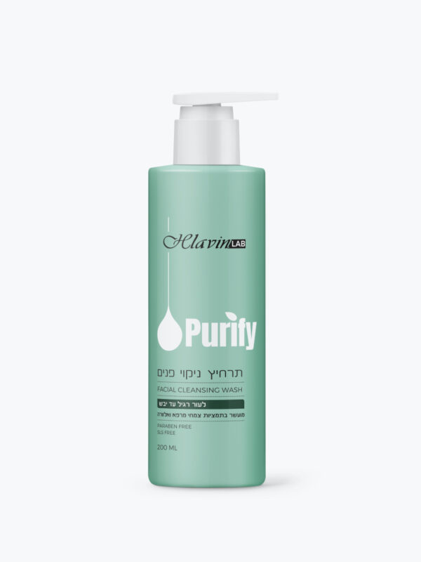 תרחיץ ניקוי פנים לעור רגיל עד יבש