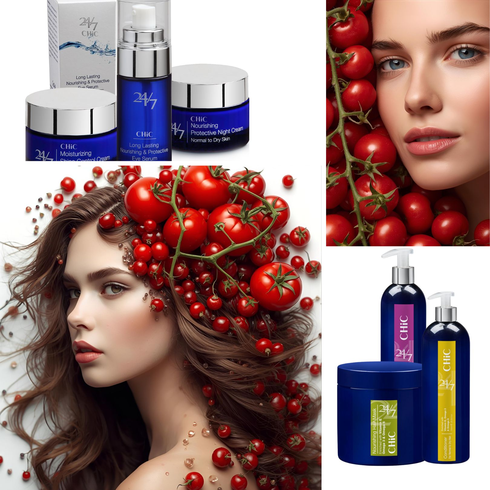 עגבניות לטיפוח השיער